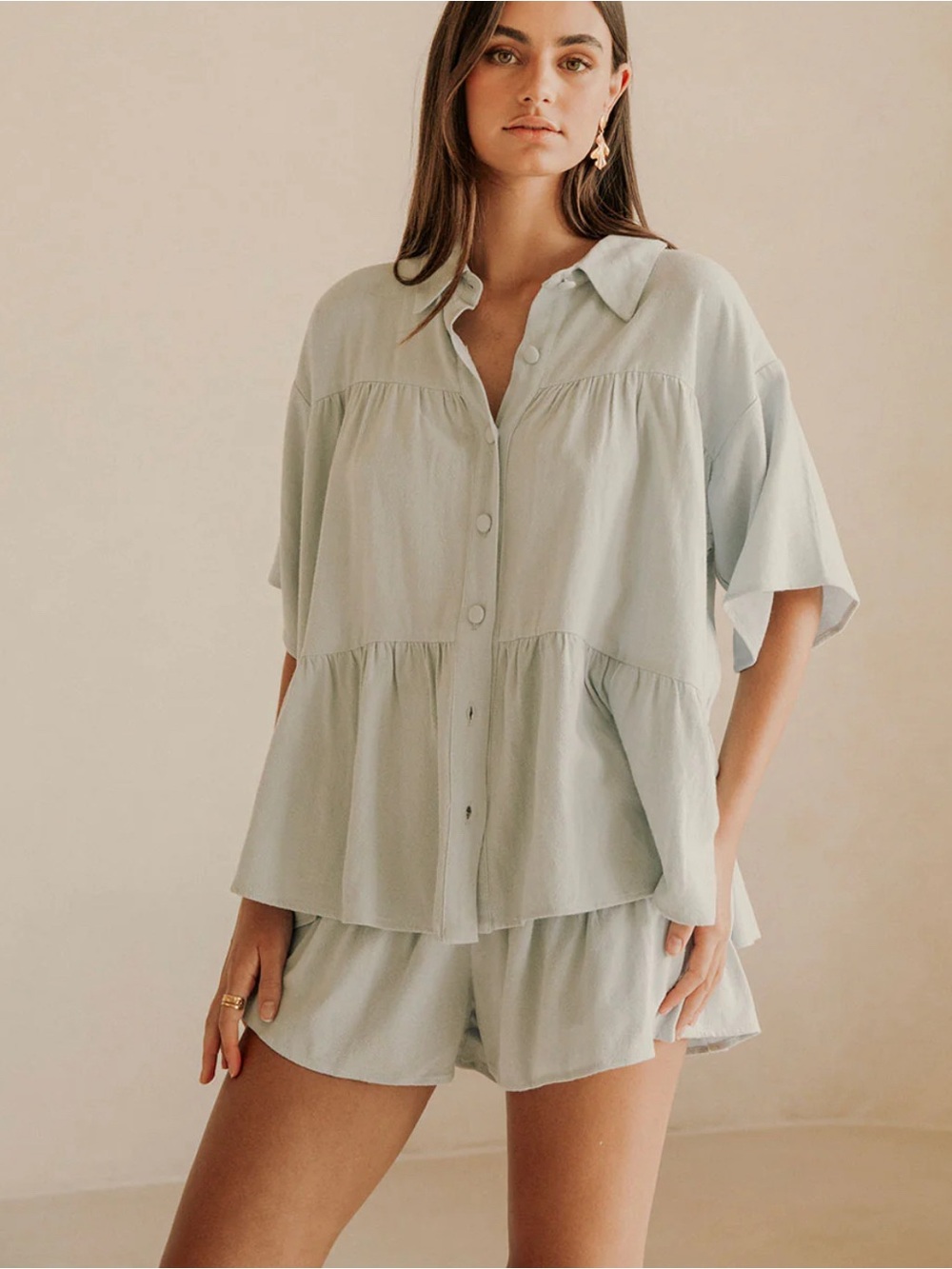 Luna Top - Blue Sabo size medium